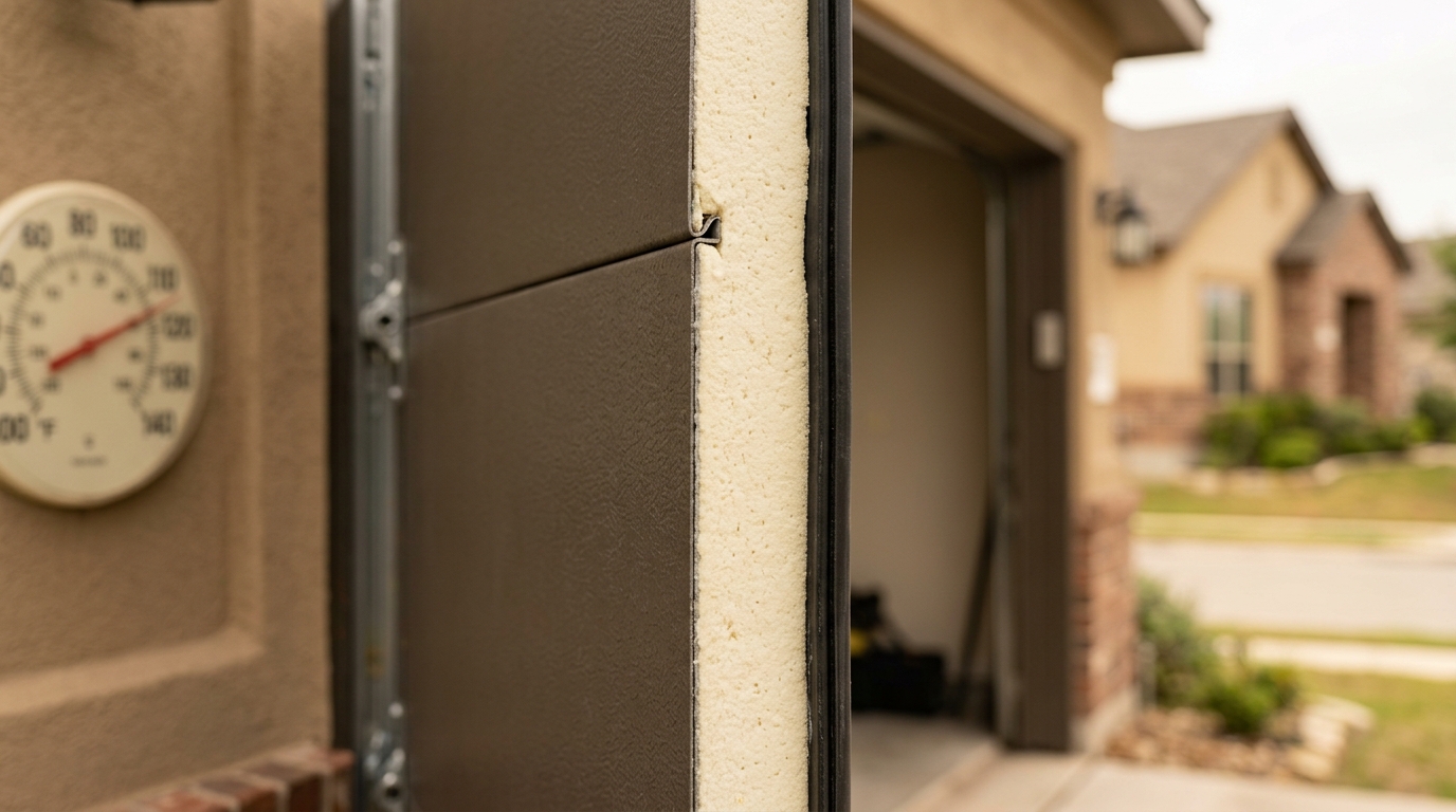 Garage Door R-Value Explained | Best Insulation for Texas Heat